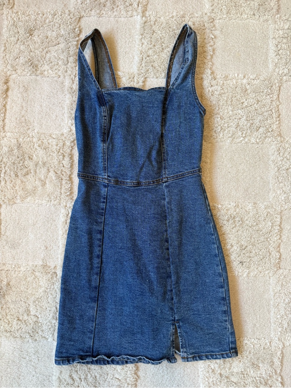 RSQ Blue Denim Tank Mini Dress